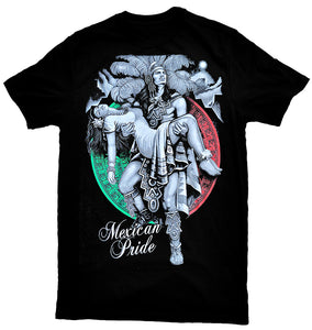 "Aztec Warrior Mexican Pride" T-Shirt